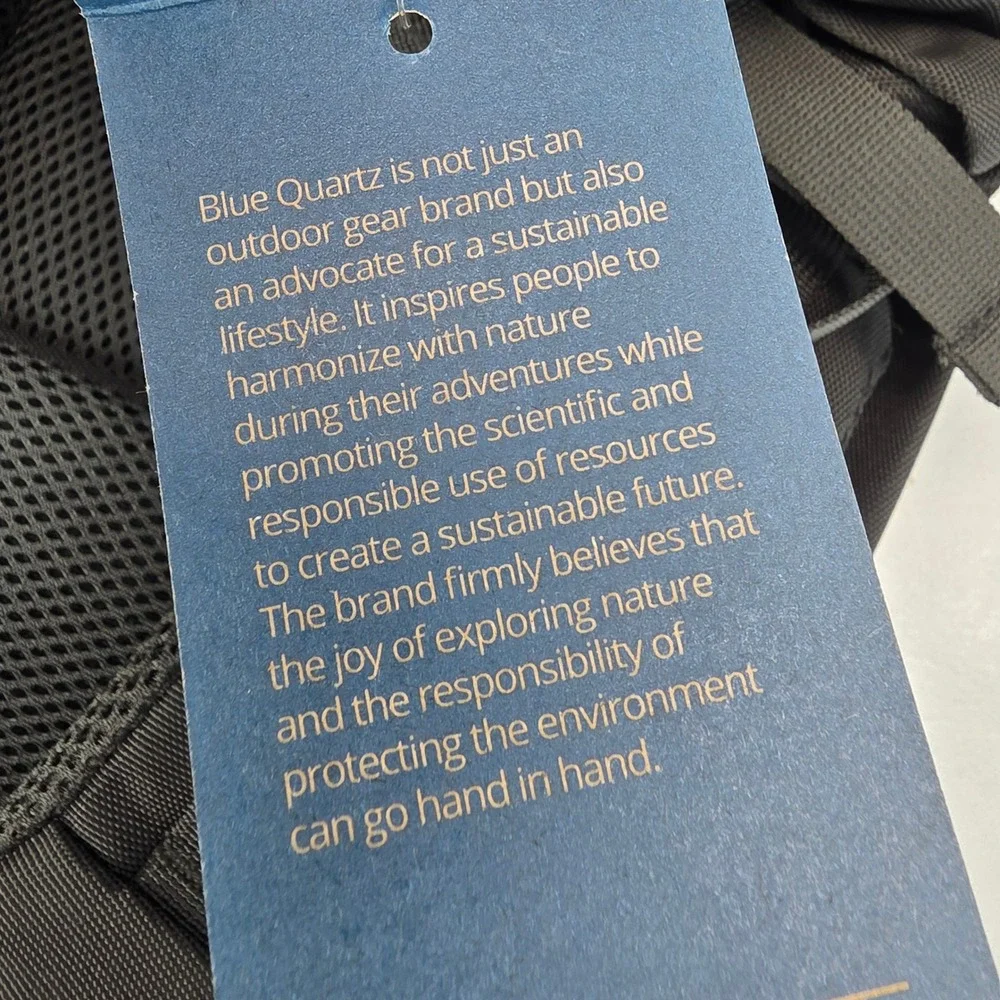 Blue Quartz 40L Tactical Backpack Water Resistant‎ Molle Black Travel Hiking